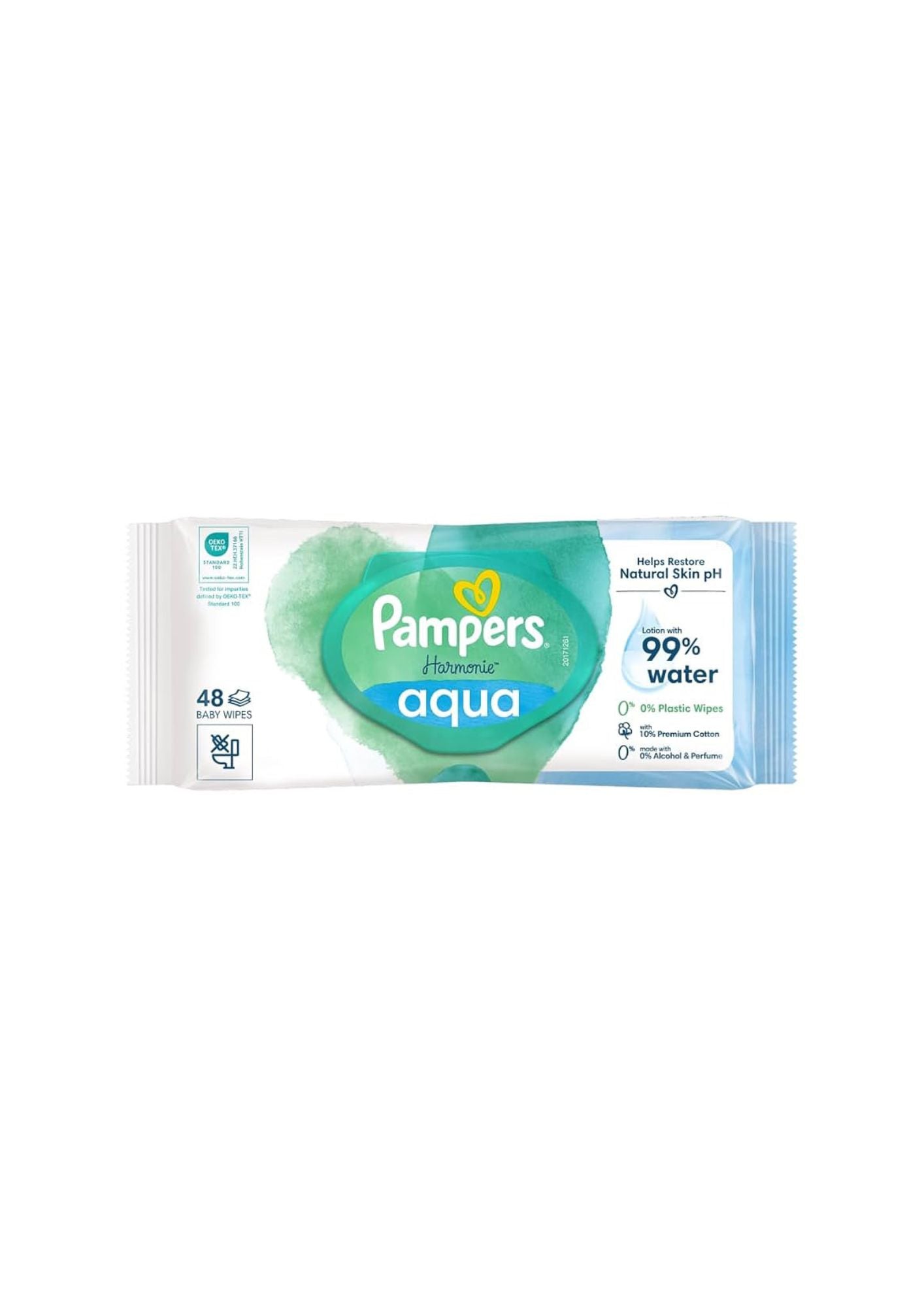 Pampers Aqua Harmonie Baby Wipes (48 wipes)