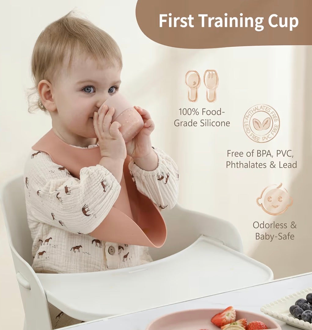 Moonkie Baby Cup with Weighted Base, 4+ months