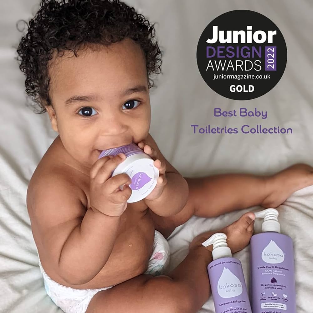 Kokoso Baby Hair & Body Wash with Organic Coconut Oil & Aloe Vera (200ml)