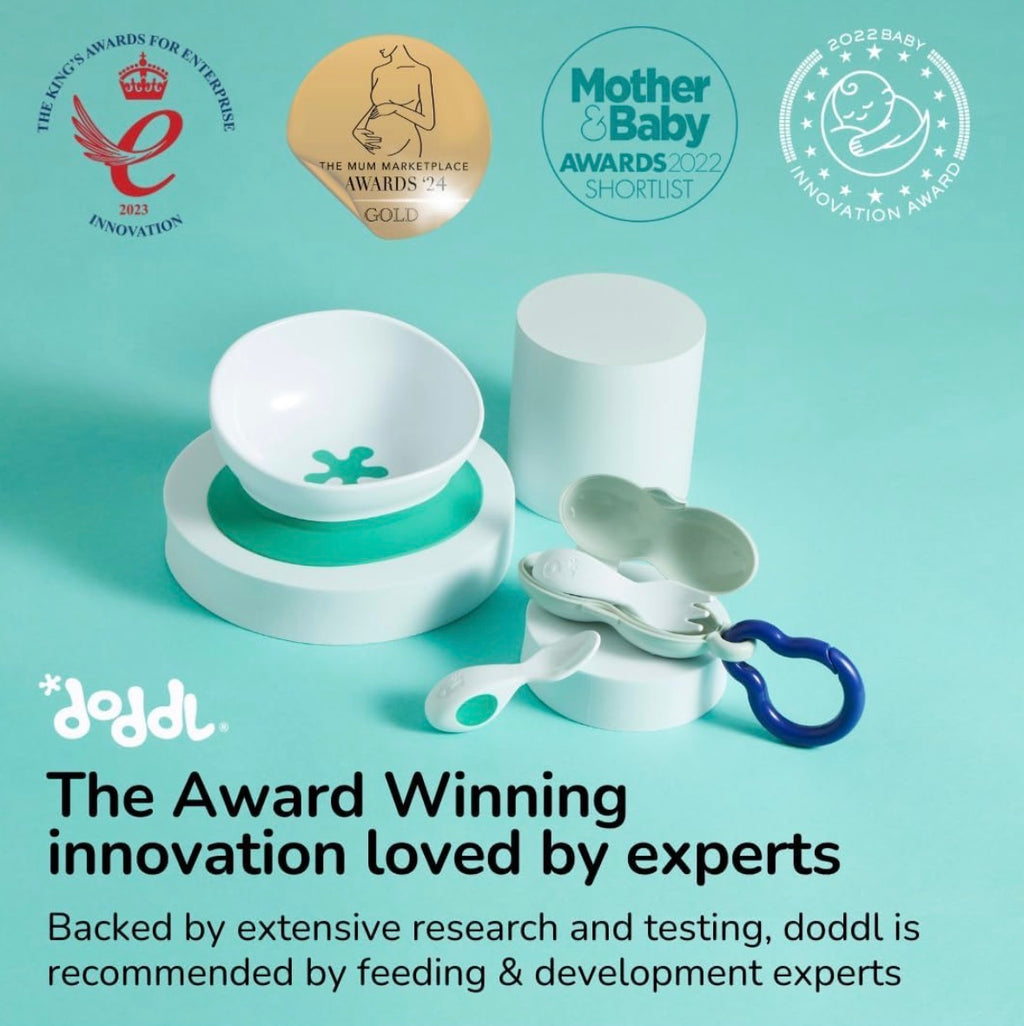 Doddl Baby Spoon & Fork Cutlery Set for Babies 6+ months