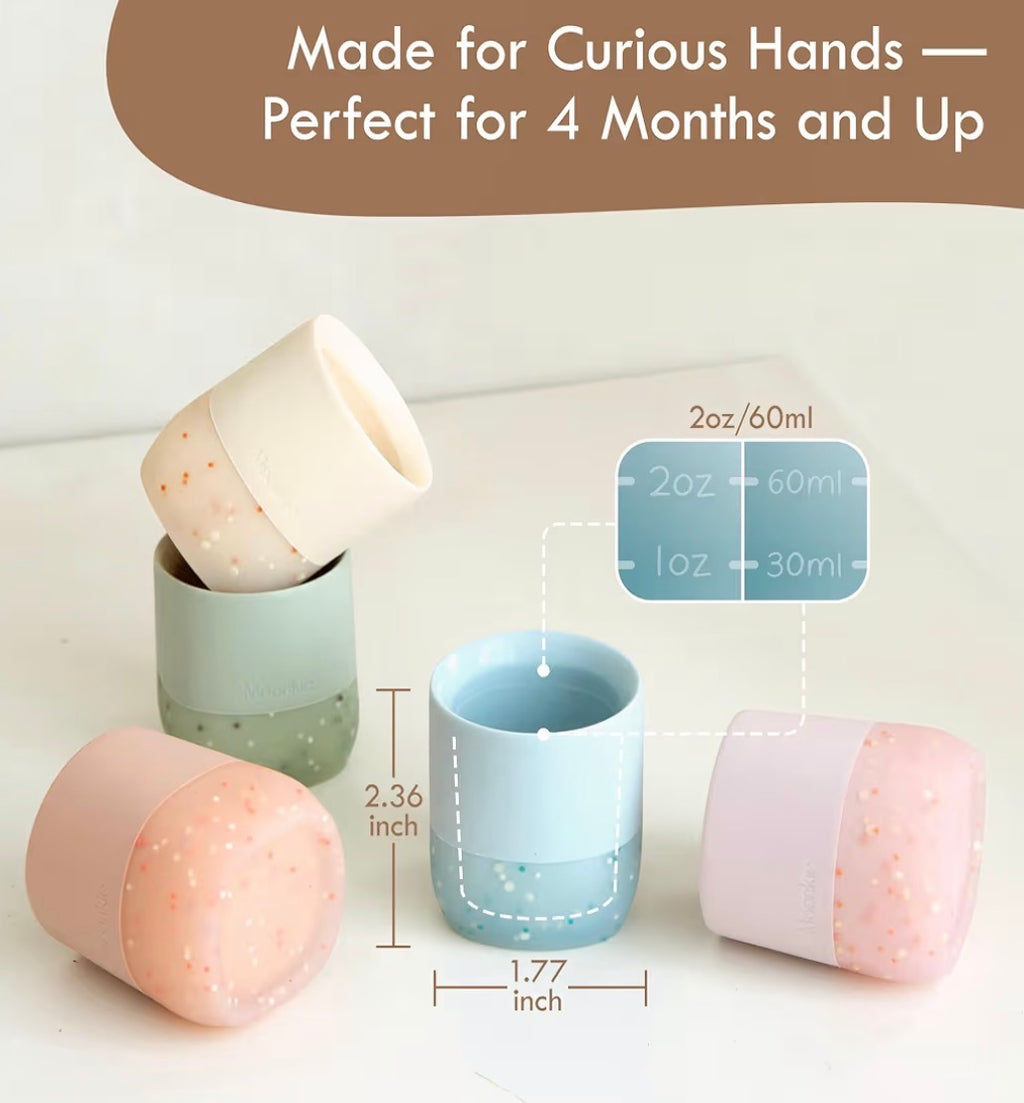 Moonkie Baby Cup with Weighted Base, 4+ months