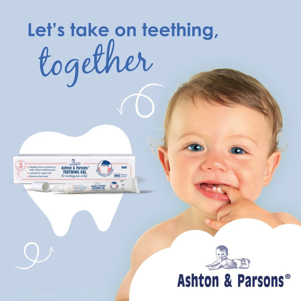 Ashton & Parsons Teething Gel with Soft Brush Applicator 10ml