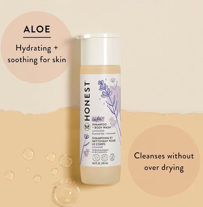 The Honest Company Baby Shampoo & Body Wash - Lavender (295ml)