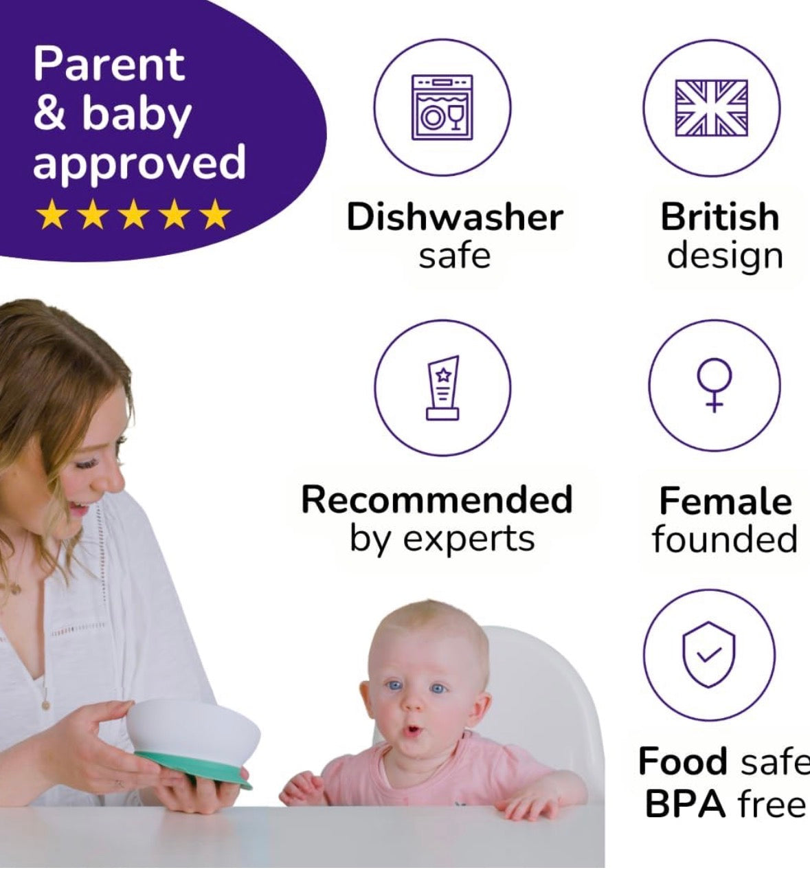 Doddl Baby Spoon & Fork Cutlery Set for Babies 6+ months