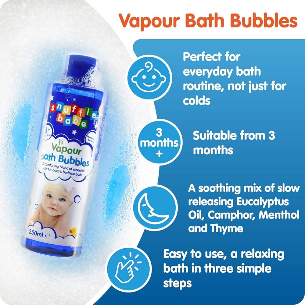 Snuffle Babe Vapour Bath Bubbles (250ml)