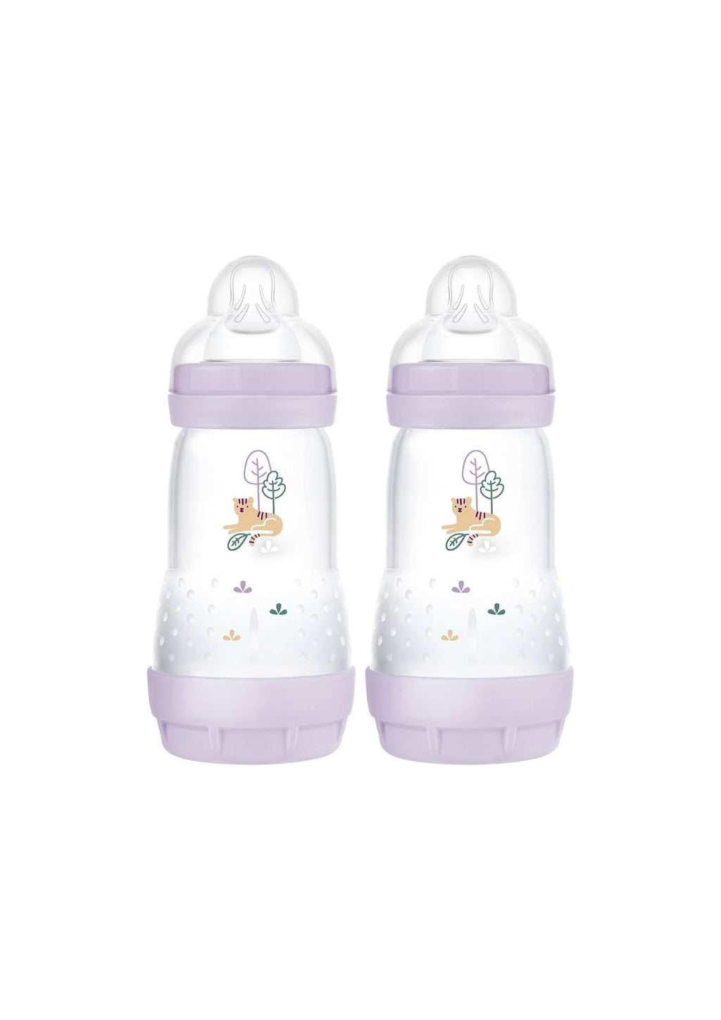 MAM Easy Start Anti-Colic Bottles, Medium Flow (260ml) - Pack of 2
