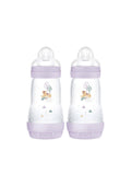 MAM Easy Start Anti-Colic Bottles, Medium Flow (260ml) - Pack of 2