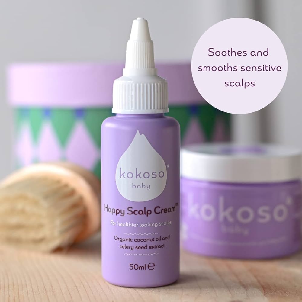 Kokoso Happy Scalp Cream with Organic Coconut Oil and Celery Seed Extract (50ml)