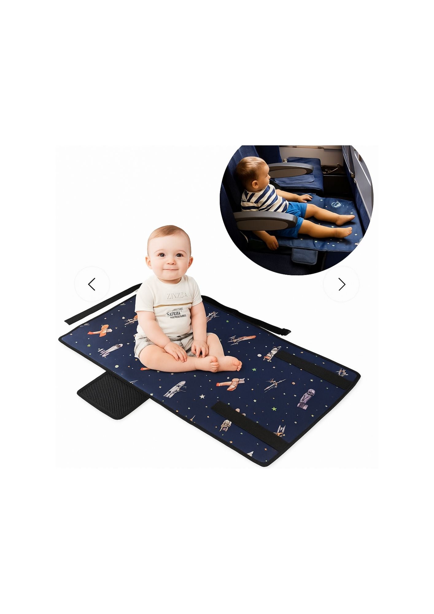 Aeroplane Foldable Seat Extender Pad