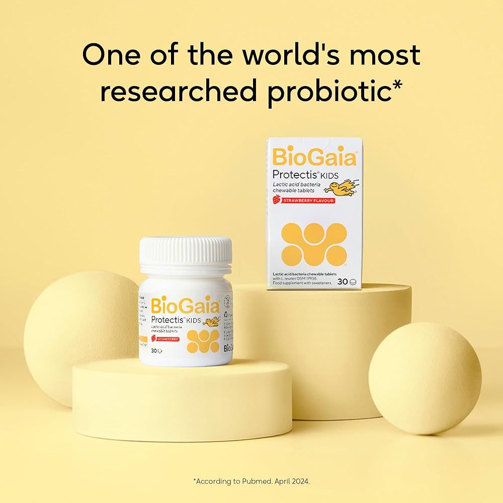 BioGaia ProTectis Probiotics Strawberry Flavoured - 30 Chewable Tablets