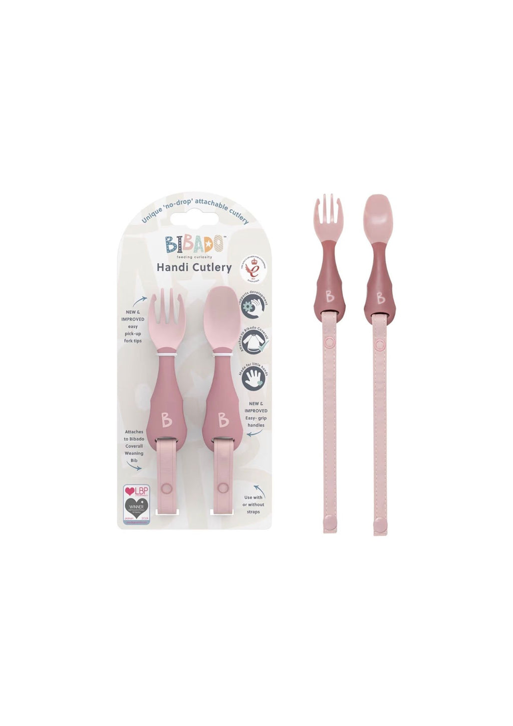 Bibado Handi Cutlery Set - Blush
