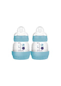 MAM Easy Start Anti-Colic Bottles, Extra Slow Flow Size (130ml) - Pack of 2