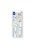 MAM Learn to Brush Set (1 Baby’s Brush Toothbrush, 1 Training Brush, 1 Safety Shield) 5+ months