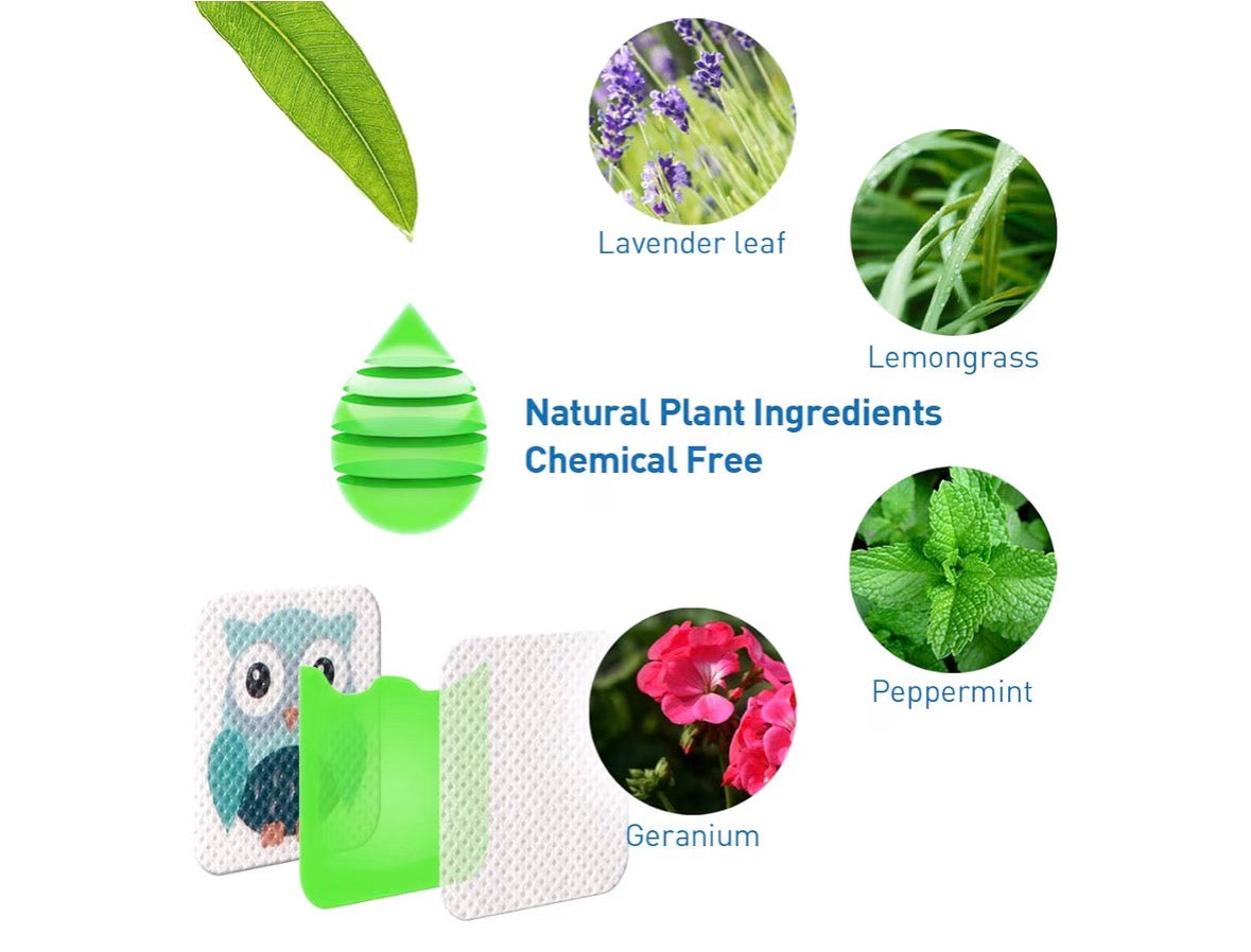 Buggy Bands Mosquito Patches Stickers for Kids & Adults - 90 pack