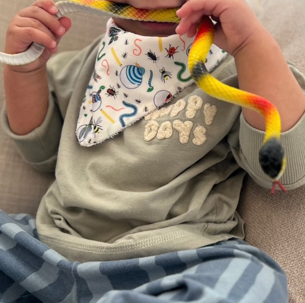 Crawler Bandana Bib by Bunnies & Daisies