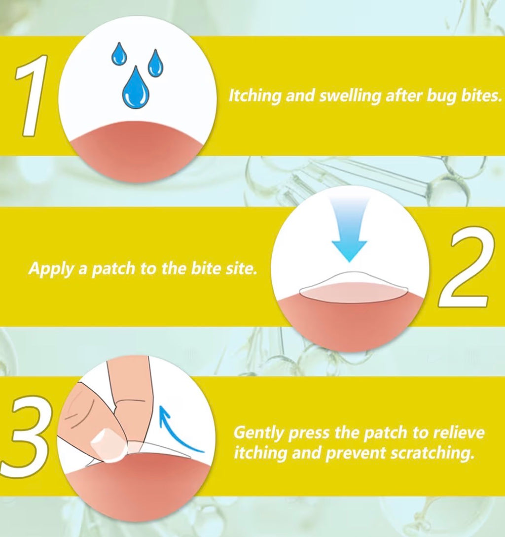 Quyyou Hydrocolloid Itch Relief Patches 120 patches