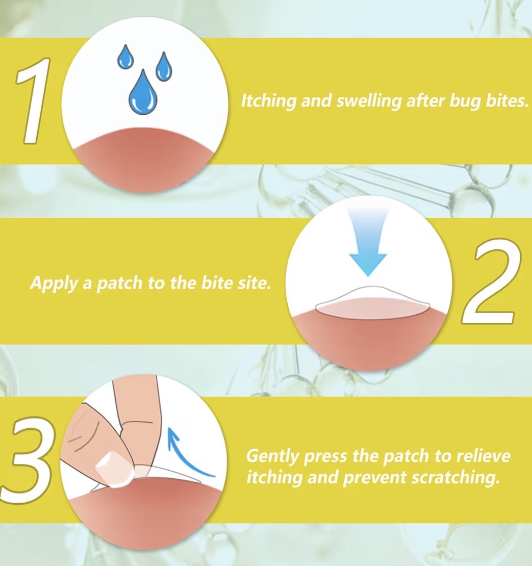 Quyyou Hydrocolloid Itch Relief Patches 120 patches