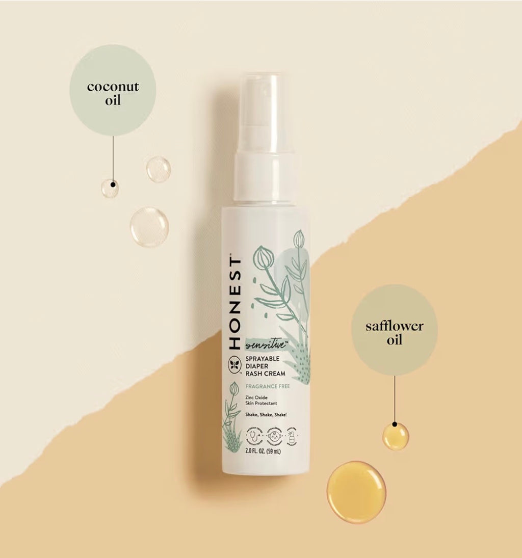 The Honest Company Baby Diaper Rash Cream Spray 59ml