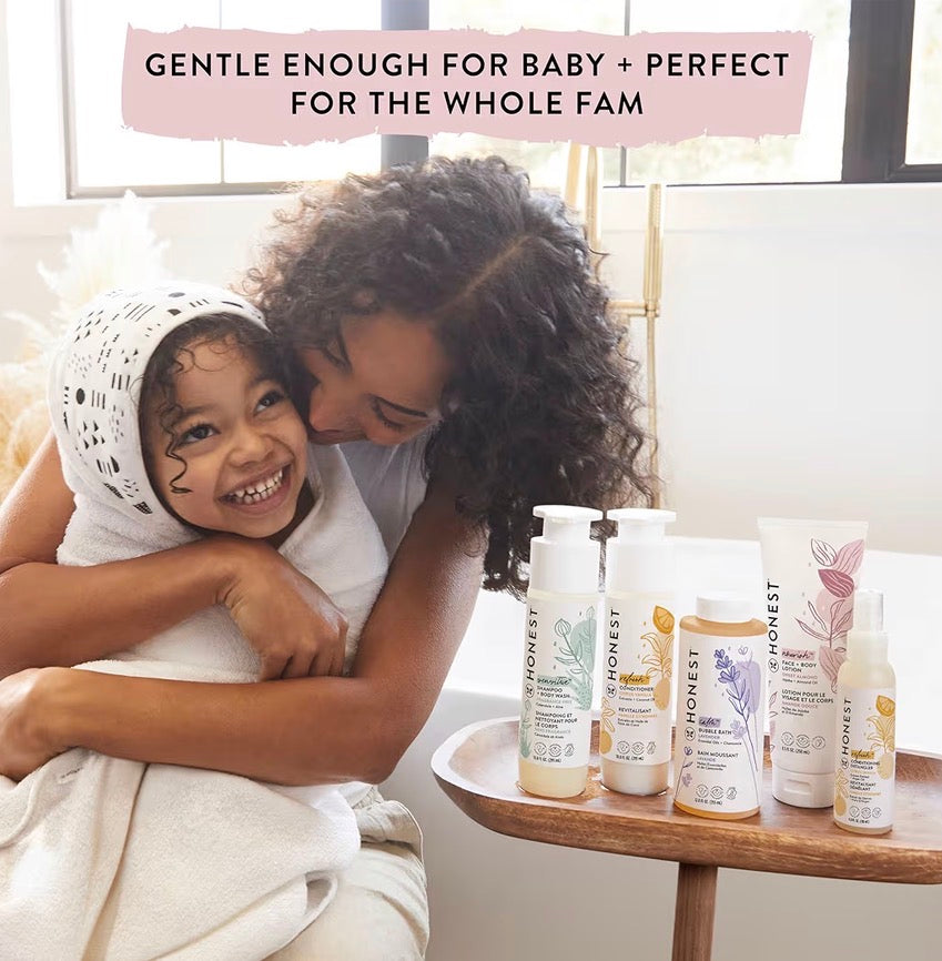 The Honest Company Baby 2-in-1 Cleansing Shampoo & Body Wash – Calendula + Aloe (295ml)