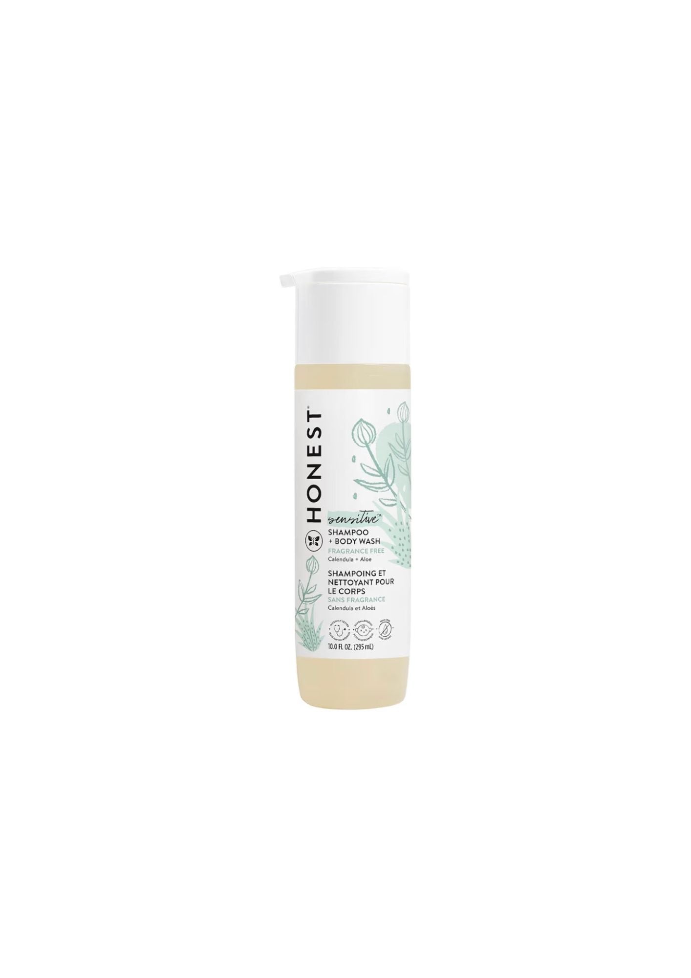 The Honest Company Baby 2-in-1 Cleansing Shampoo & Body Wash – Calendula + Aloe (295ml)