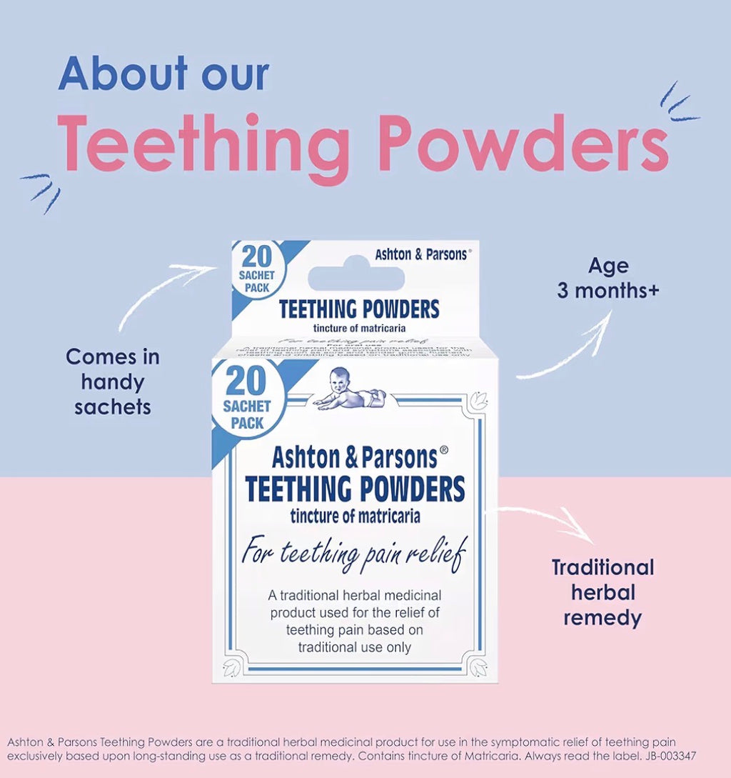Ashton & Parsons Teething Powder 3+ months (pack of 20)