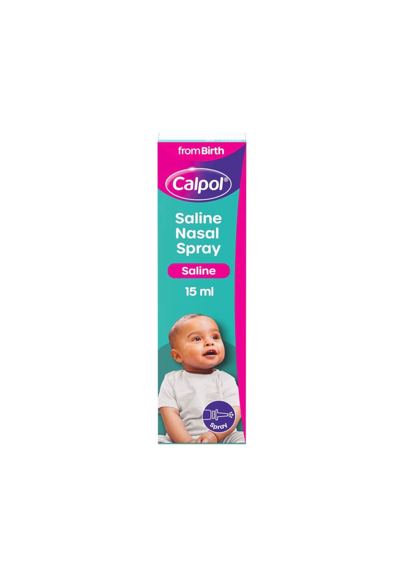Calpol Saline Nasal spray 15ml (from Birth) Non-medicated