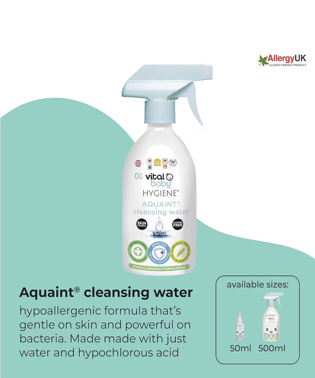 Vital Baby Aquaint Cleansing Water 500ml