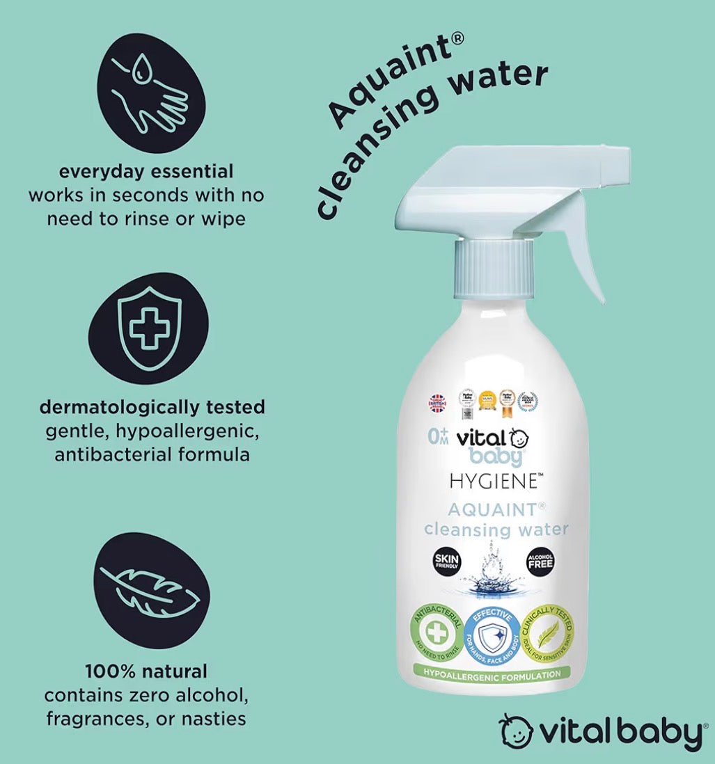 Vital Baby Aquaint Cleansing Water 500ml