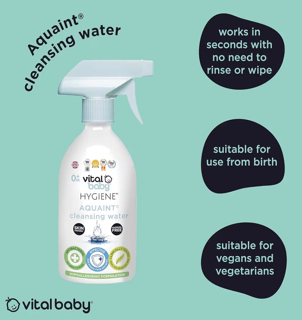 Vital Baby Aquaint Cleansing Water 500ml