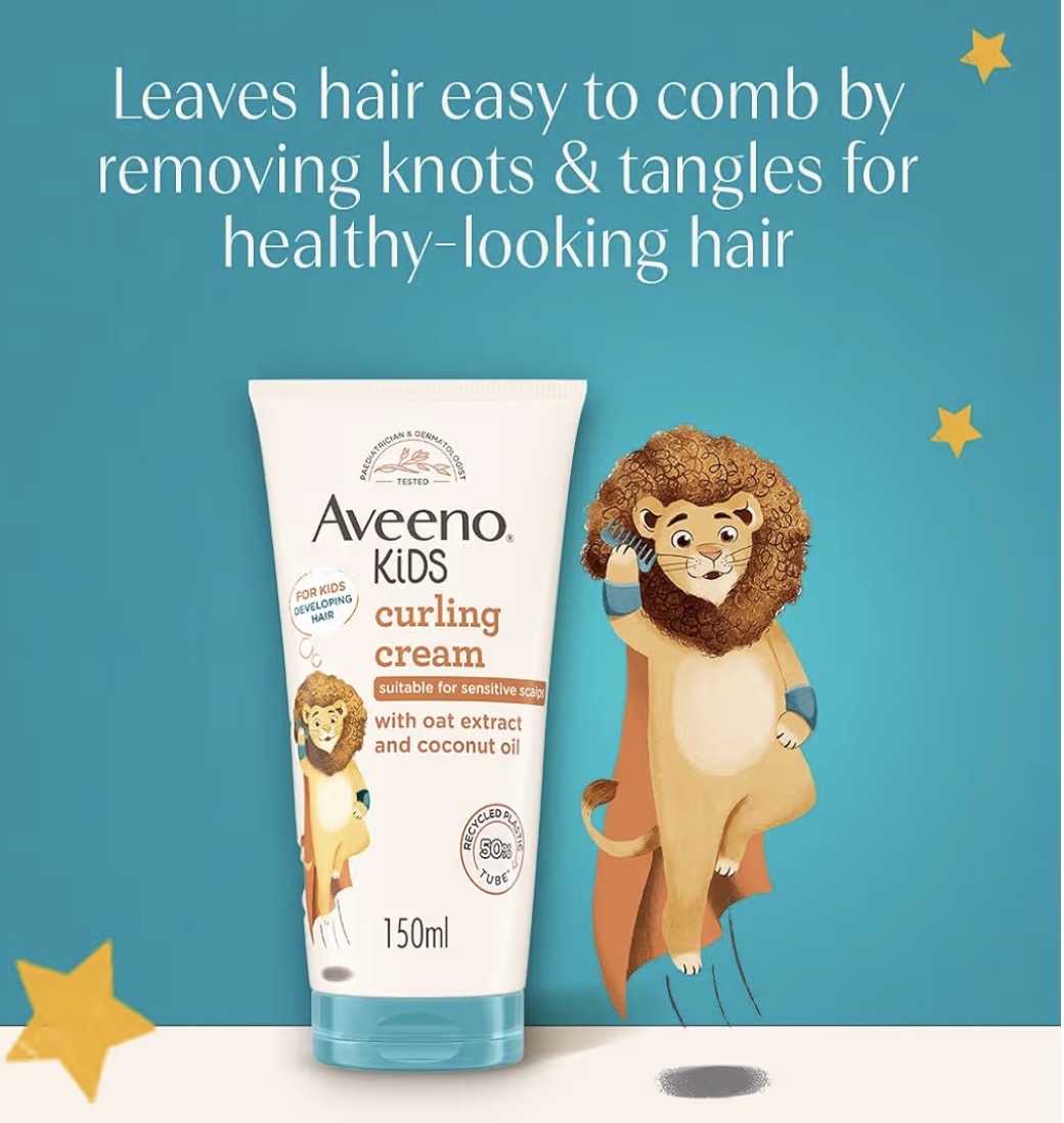 Aveeno Kids Curling Cream 150ml