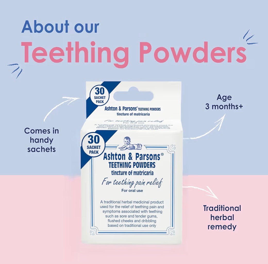 Ashton & Parsons Teething Powder 3+ months (pack of 30)