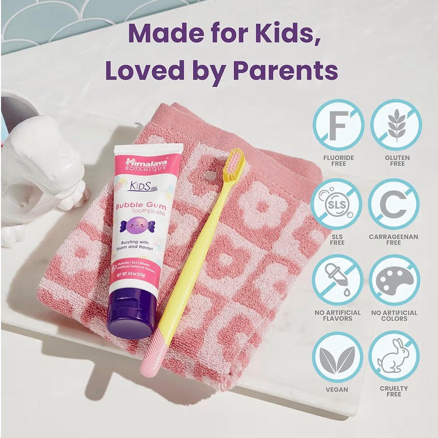 Himalaya Botanique Kids Bubblegum Toothpaste 80g