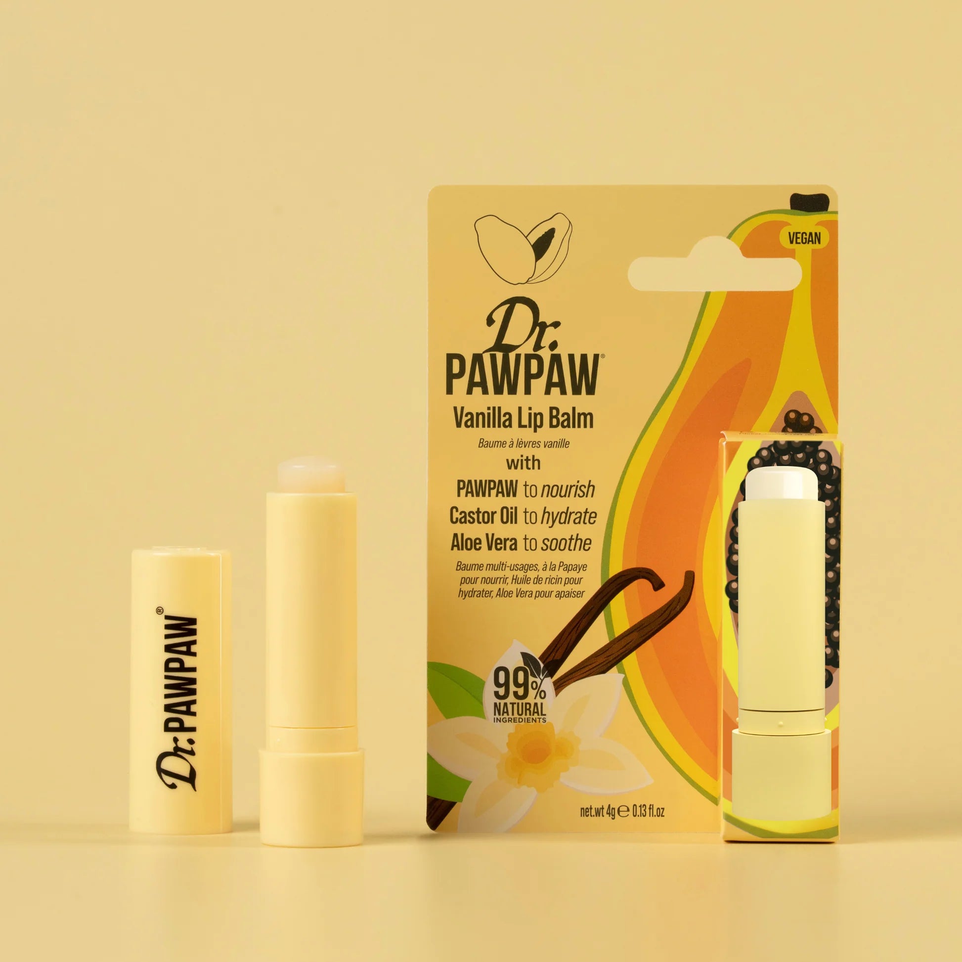 Dr PawPaw Vanilla Lip Balm 4g