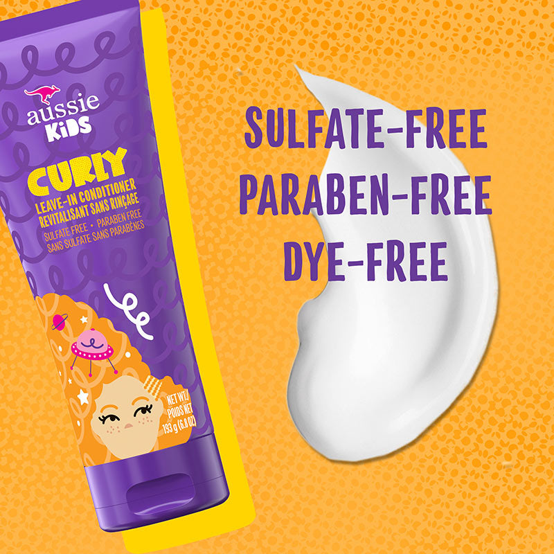 Aussie Kids Curly Leave In Conditioner, Sunny Tropical 193g
